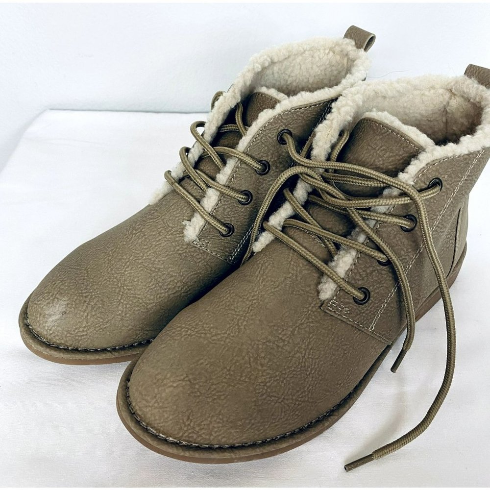 Seven Dials Mallori Womens Faux Leather Cold Weather Chukka Boots size 7.5